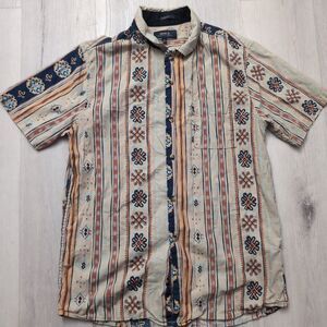 Roark Revival shirt Men's size Medium Multi Color huckber ry  Short Sleeve